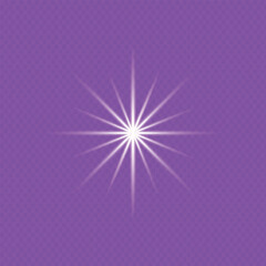 Radiant Starburst Light Effect with Rays