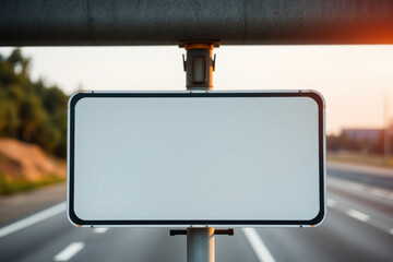 Empty Signpost, Road Ahead Now