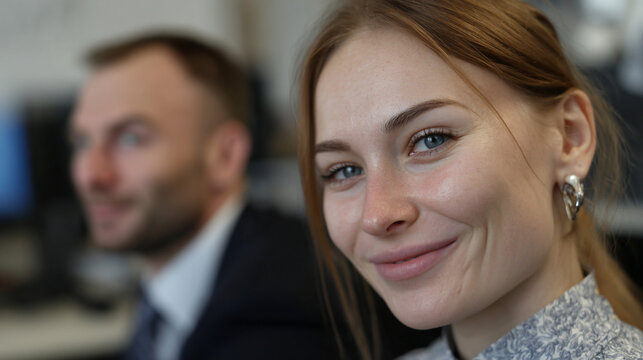 Business team working in modern office.