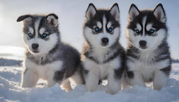 siberian husky puppies