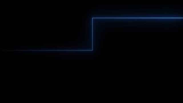smooth neon line divider animation clean minimal glowing effect.