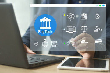  RegTech involves the management of regulatory processes within the financial industry through technology, monitoring, reporting, and compliance with laws and regulations 