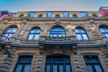 Dans les rues de la vieille ville de Bilbao en Espagne