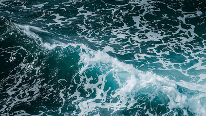 Powerful waves crashing showcases ocean energy and beauty