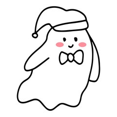 Charming Cute Ghost Illustrations for Halloween and Spooky Themes. halloween ghost