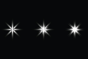 Fototapeta premium Abstract Glowing Light Effects Background