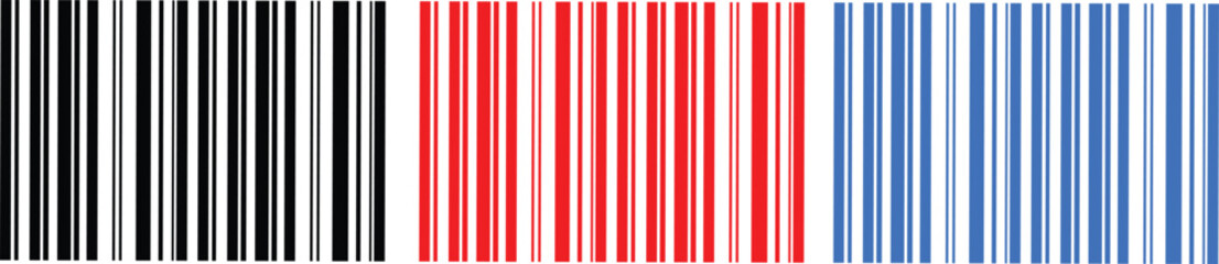 Naklejka premium qr code and barcode icons set.digital payment and scan, Qr code scan icon collection, Scan me QR code icon vector, 