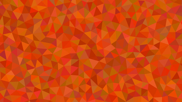 An intricate tapestry of orange triangles creates a mesmerizing geometric pattern, evoking warmth and energy in its vibrant hues