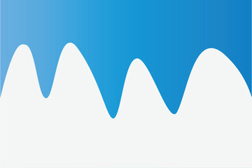 Minimalist Fluid Wave Pattern in Blue and White. Modern vector design suitable for templates, presentations, web banners, and branding projects.