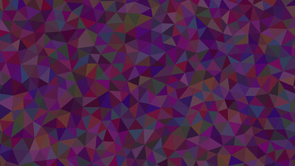 A captivating mosaic of deep purple and red triangles forming a complex geometric pattern with a rich and vibrant color palette