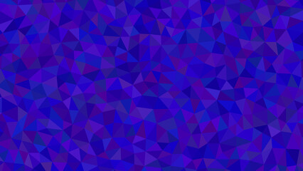 A mesmerizing blue geometric mosaic pattern featuring triangles of varying shades, creating a visually captivating and dynamic abstract background
