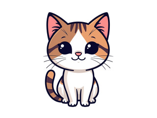 Cute Cat Cartoon Design Very Cool