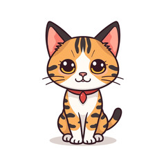 Cute Cat Cartoon Design Very Cool