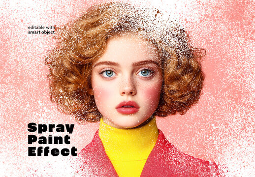 Spray Paint Photo Effect