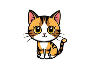 Cute Cat Cartoon Design Very Cool