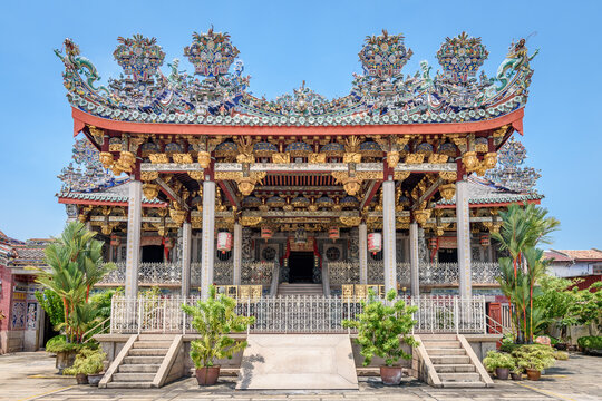 Khoo Kongsi Buddhist temple in Georgetown, Penang, Malaysia.