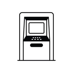 Atm Machine vector icon