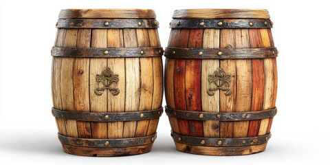 Fototapeta premium Gun powder barrel from historical period