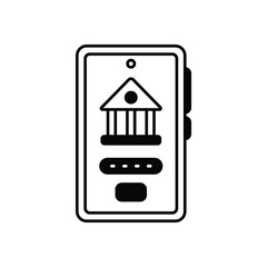 Mobile Banking vector icon