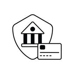 Banking Security vector icon