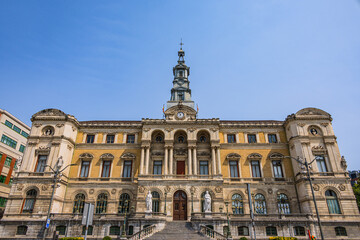 Obraz premium La Mairie de Bilbao en Espagne