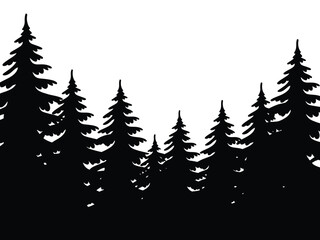 Obraz premium 0009_3_silhouette-of-snowy-pines-black-vector-o_jBCi4QqhQeSW11-zEZ1xdQ_PGWl1oUhTYuItmmw24iFSA.eps