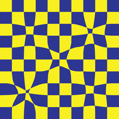 Color squares in a checkerboard pattern. Abstract background.