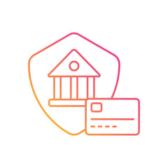 Banking Security vector icon