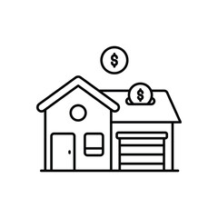 Mortgage  vector icon