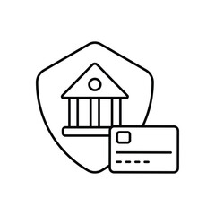 Banking Security vector icon