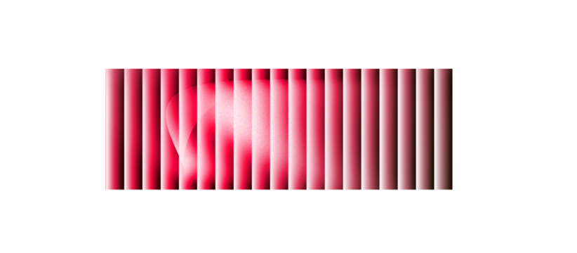 Transparent Refracted Glass Gradient Effect Overlay | Ribbed Glass Morphism Texture Background Asset