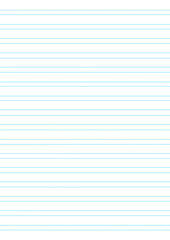 Fototapeta premium Hand-drawn ruled notebook lines, created in a natural freehand style. Perfect for printable pages, journal templates, school worksheets, planners, handwriting practice sheets, and custom notebook desi