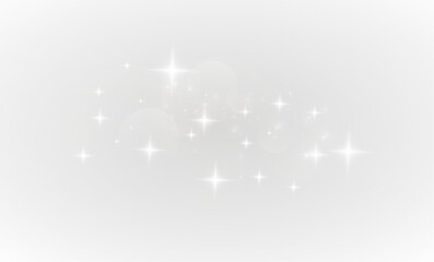 Magical Stardust Glow with Glittering Sparkle and Twinkling Stars