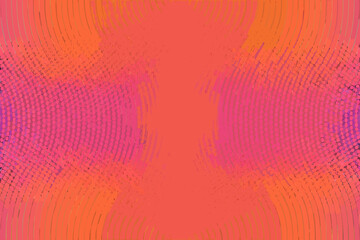 Symmetrical Abstract Background with Halftone and Wavy Line Patterns texture gradient