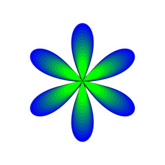 abstract flower vector illustration