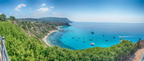 Natural landscape in Capo Vaticano, on the Tyrrhenian Sea, Italy