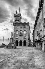 View of the Public Palace in Republic of San Marino
