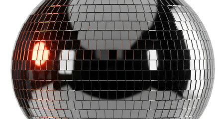 Dynamic Shimmering Disco Ball Capturing a Reflective Light Display for Vibrant Party Celebrations and Festive Nightlife Events