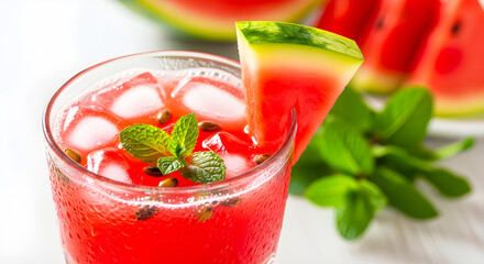 Iced Watermelon Juice