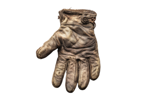 work glove isolated on transparent background