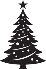 Obraz premium Christmas tree vector, Merry Christmas tree vector files, Christmas vector files eps 