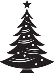 Fototapeta premium Christmas tree vector, Merry Christmas tree vector files, Christmas vector files eps 