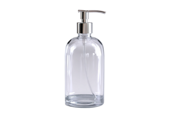 alcohol hand sanitizer isolated on transparent background