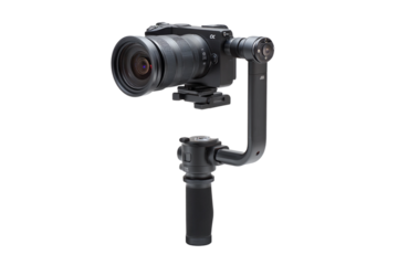 smartphone gimbal stabilizer isolated on transparent background