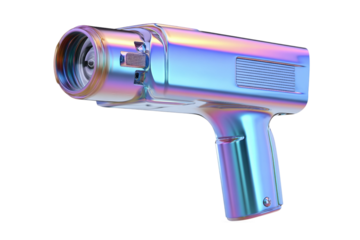 portable 3D holographic display isolated on transparent background