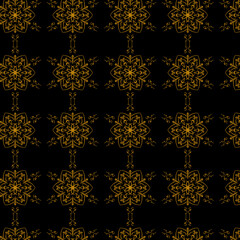 Gold Floral Pattern 