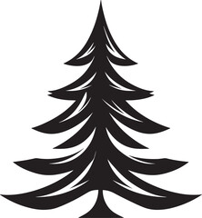 Obraz premium Christmas tree vector, Merry Christmas tree vector files, Christmas vector files eps