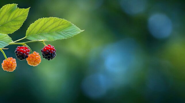 Candidates gather under a mulberry tree, sharing moments among ripe berries in a blooming garden