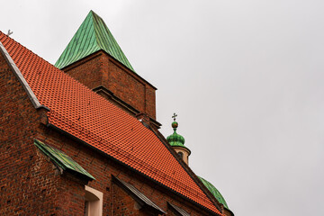 View of Wrocław Cathedral in Poland.