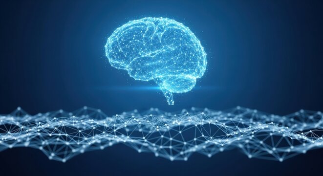 Ai brain technology digital network connection artificial intelligence - Powered by Adobe